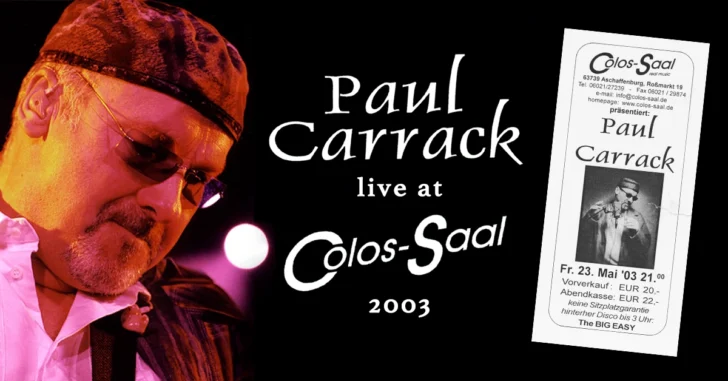 Paul Carrack live in Aschaffenburg