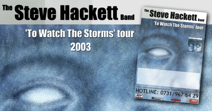 To Watch The Storms Tour