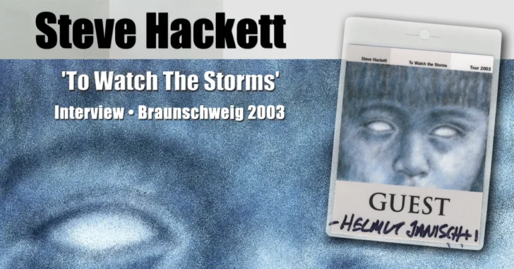 Steve Hackett Interview Braunschweig 2003