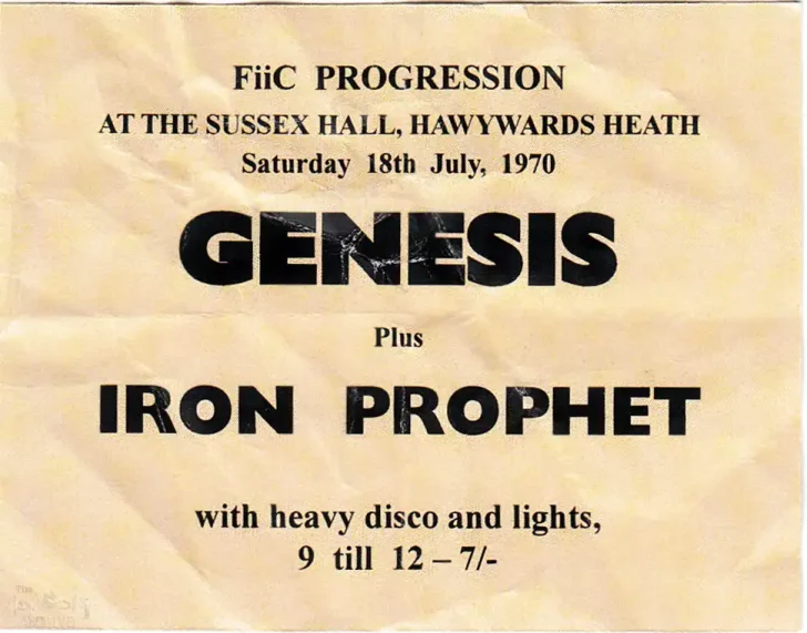 Genesis & Iron Profit Ticket