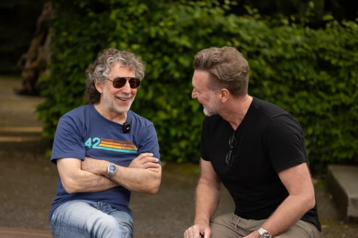 Jonas mit Simon Phillips