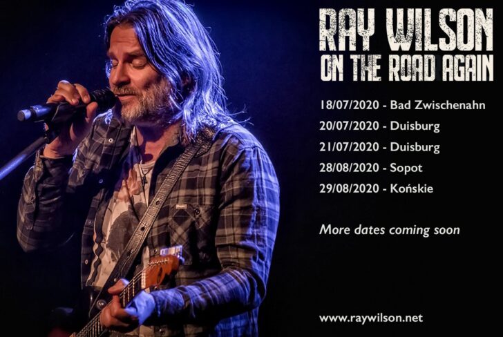 Ray Wilson im Juli wieder live in Deutschland