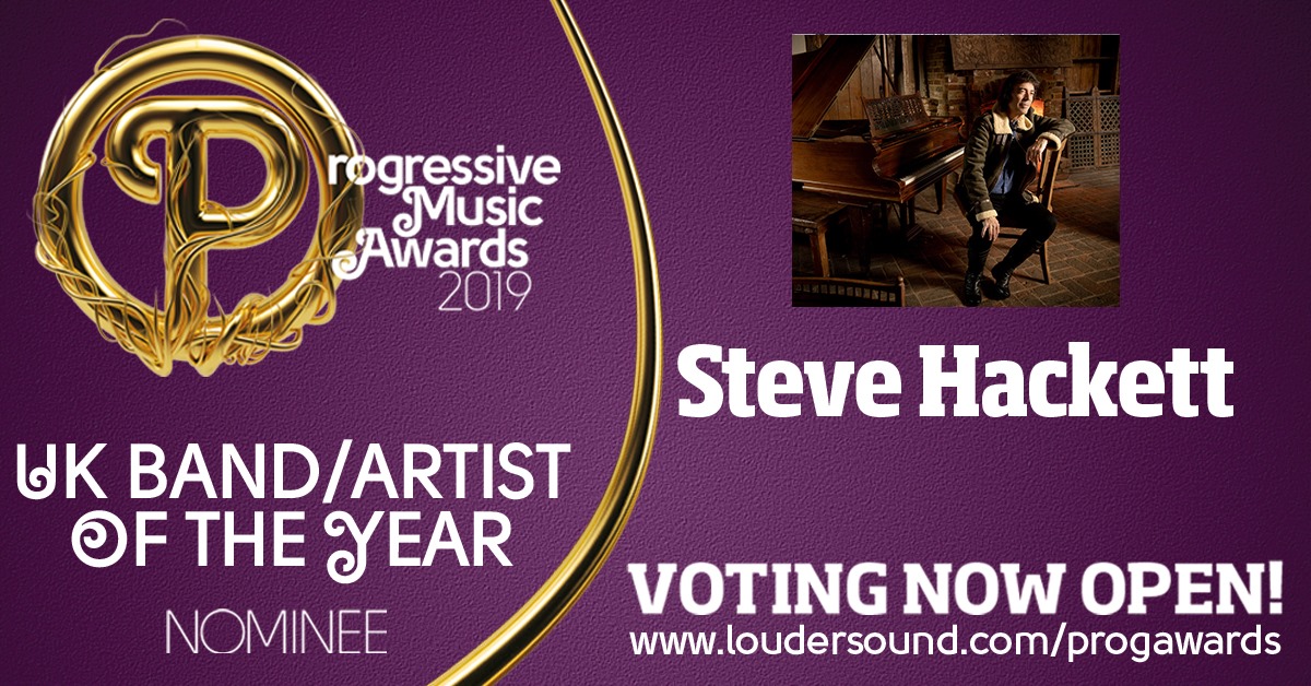 Steve Hackett: Prog Awards 2019 - 3 Nominierungen