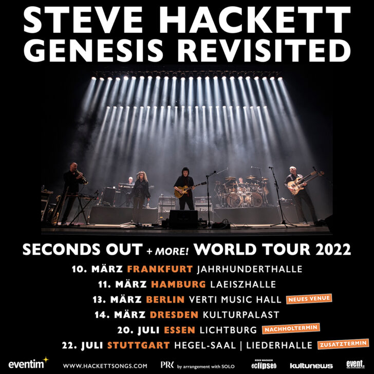 Steve Hackett: Tour-Update für Deutschland