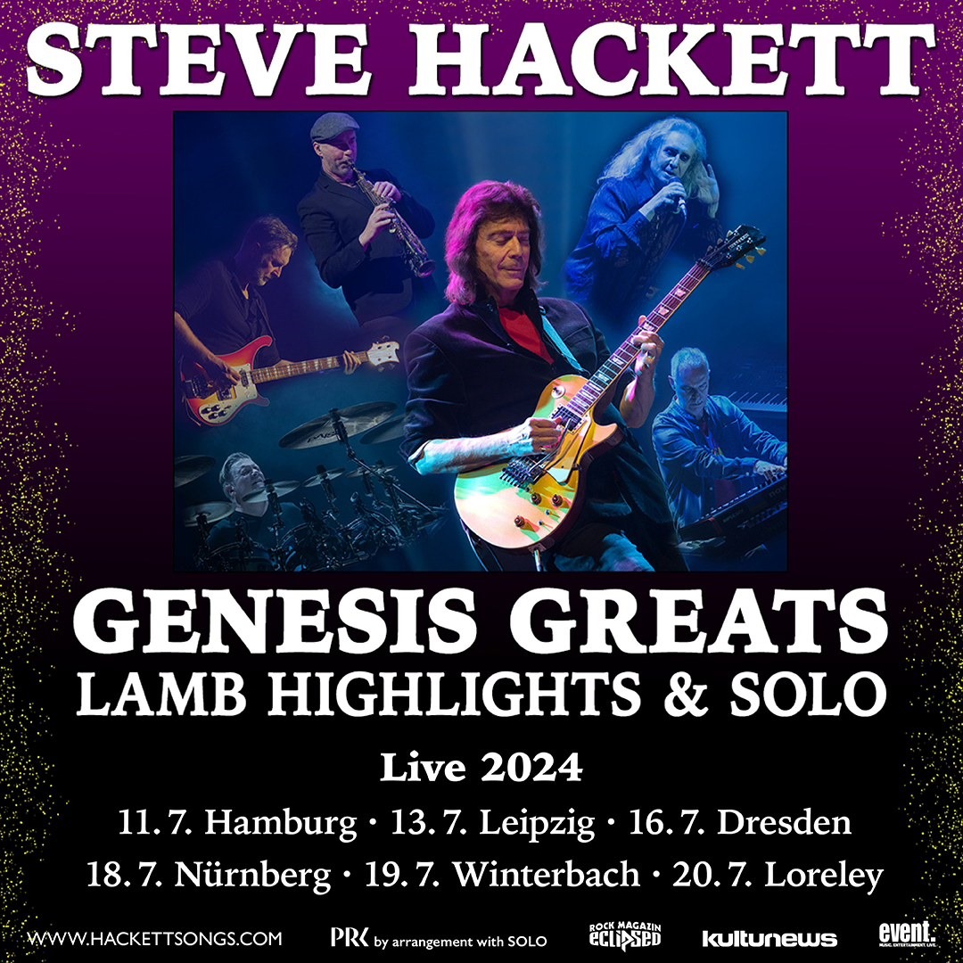 Steve Hackett: Weitere Termine in Deutschland