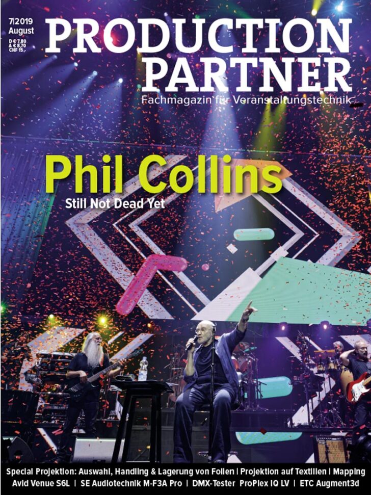 Phil Collins: Cover-Feature im "Production Partner"