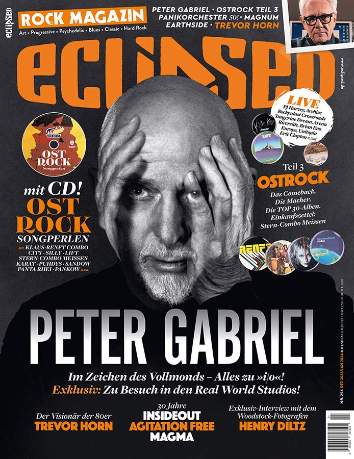 Peter Gabriel: "i/o" Cover-Feature im neuen Eclipsed