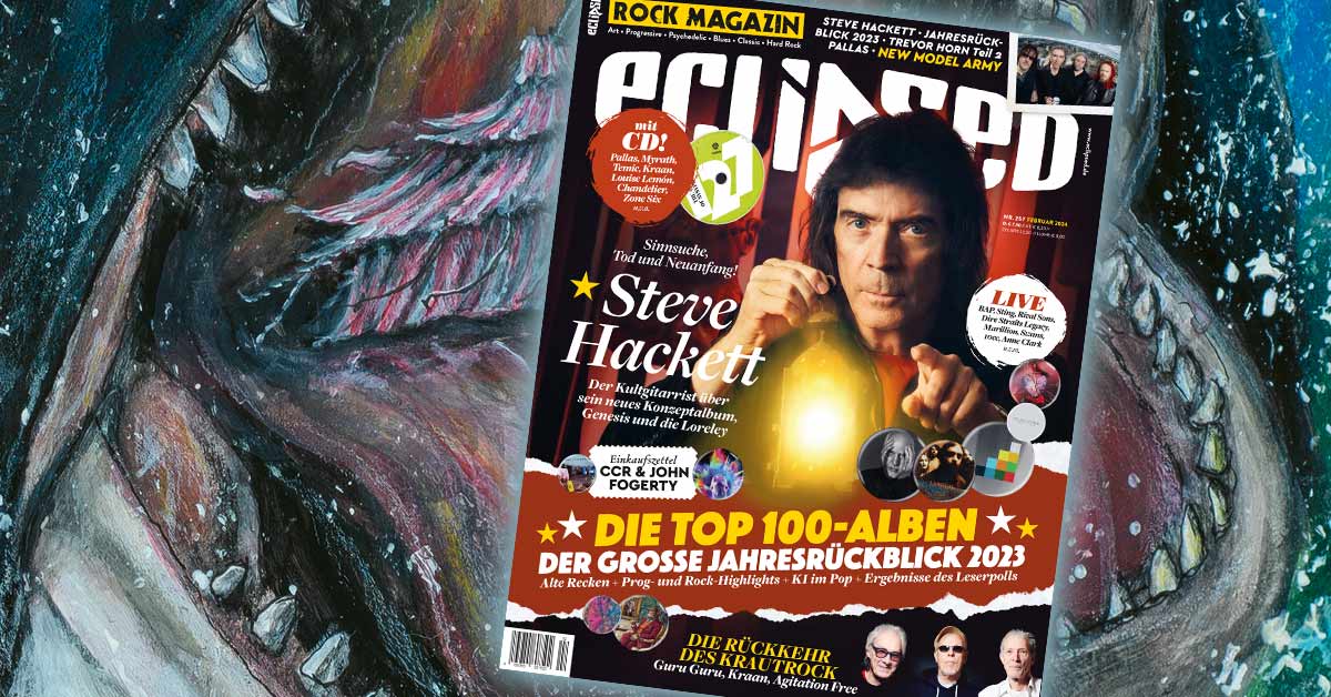 Steve Hackett: Titelstory in neuer "eclipsed"-Ausgabe