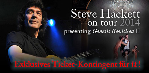 Steve Hackett: Ticketaktion für deutsche Shows 2014!