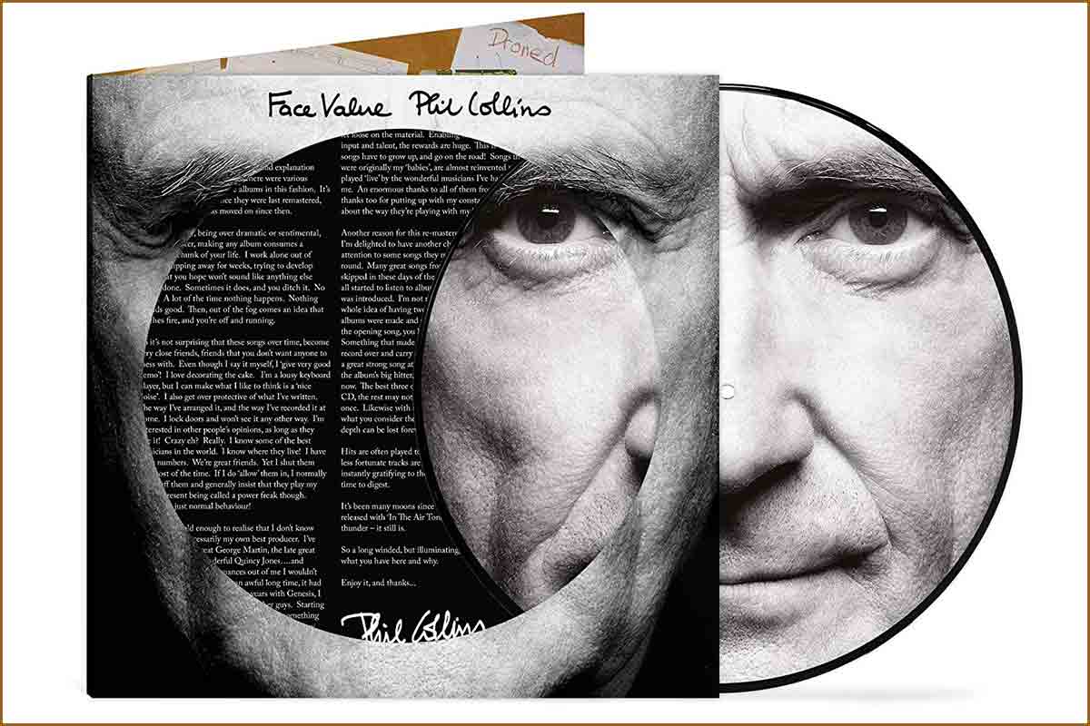 Phil Collins: "Face Value" kommt als Picture Disc