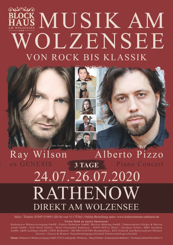 Ray Wilson: Konzert am 24.07. in Rathenow