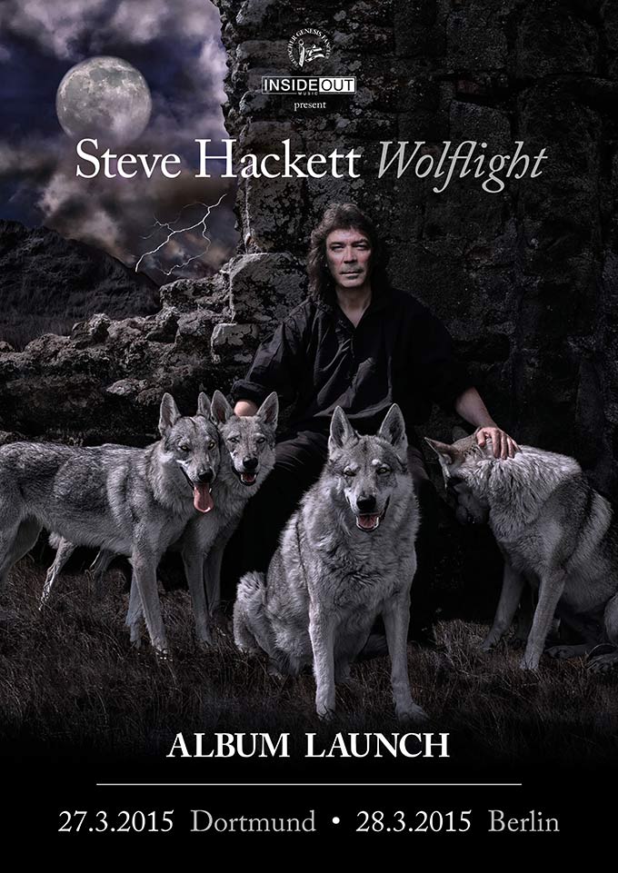 Steve Hackett Wolflight Launch Events - letzte Infos